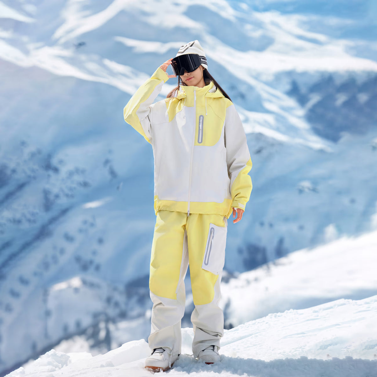 NIS 3L Pastel Colorblock Ski Jacket - Unisex