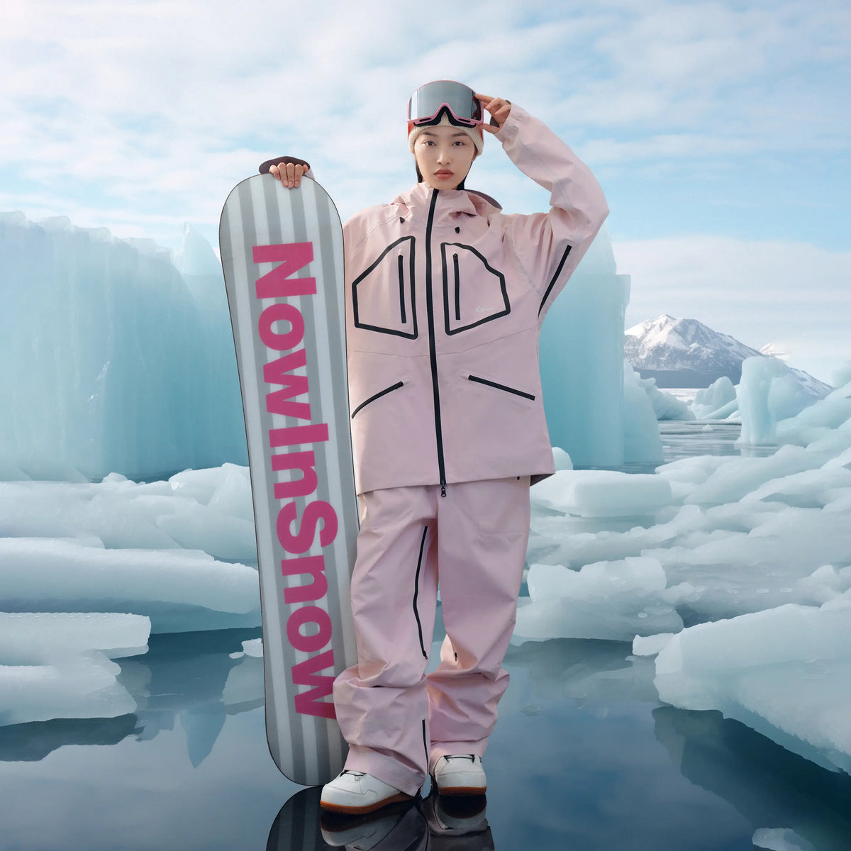 NIS SuperB Reflective Snow Tech Shell Jacket - Unisex