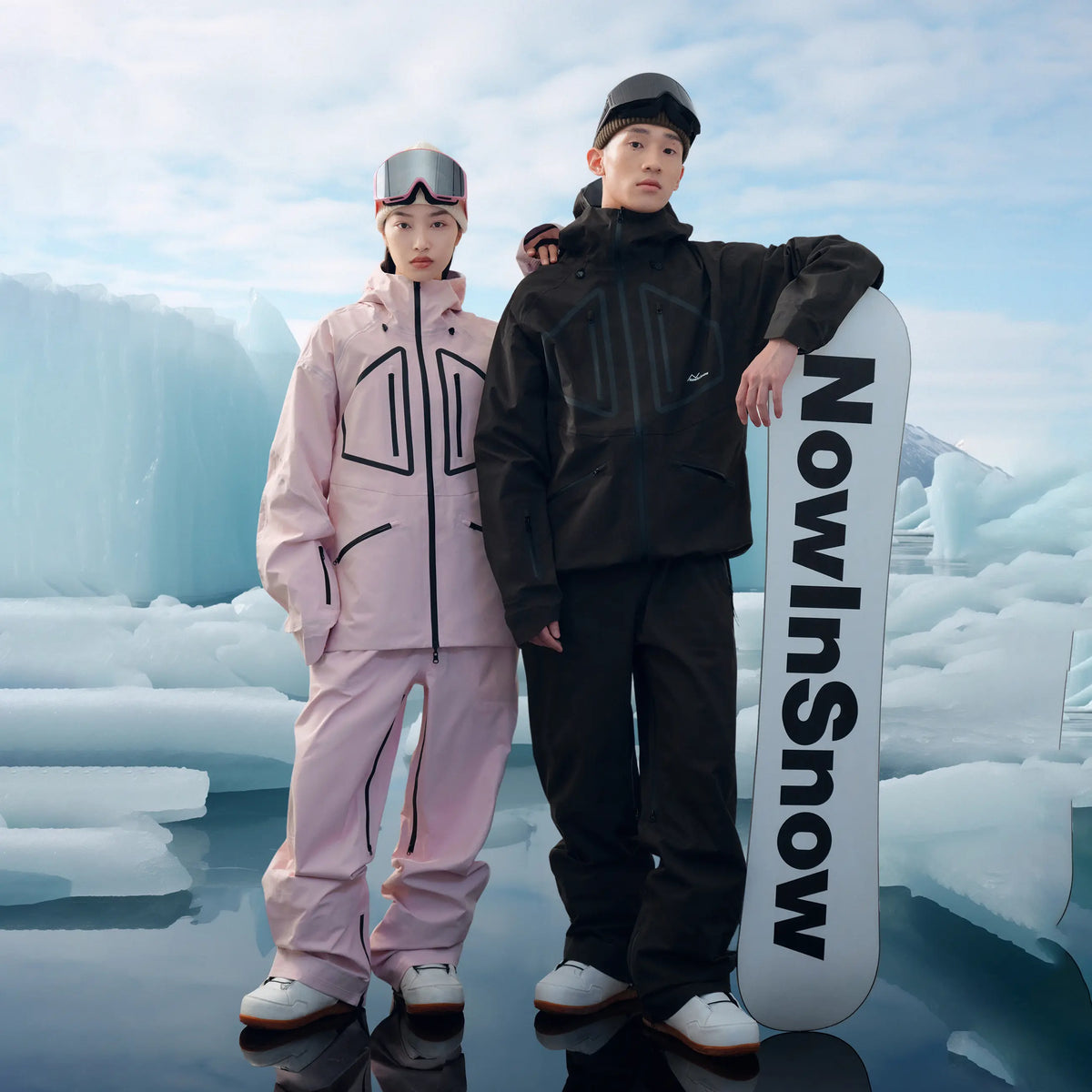 NIS SuperB Reflective Snow Tech Shell Jacket - Unisex