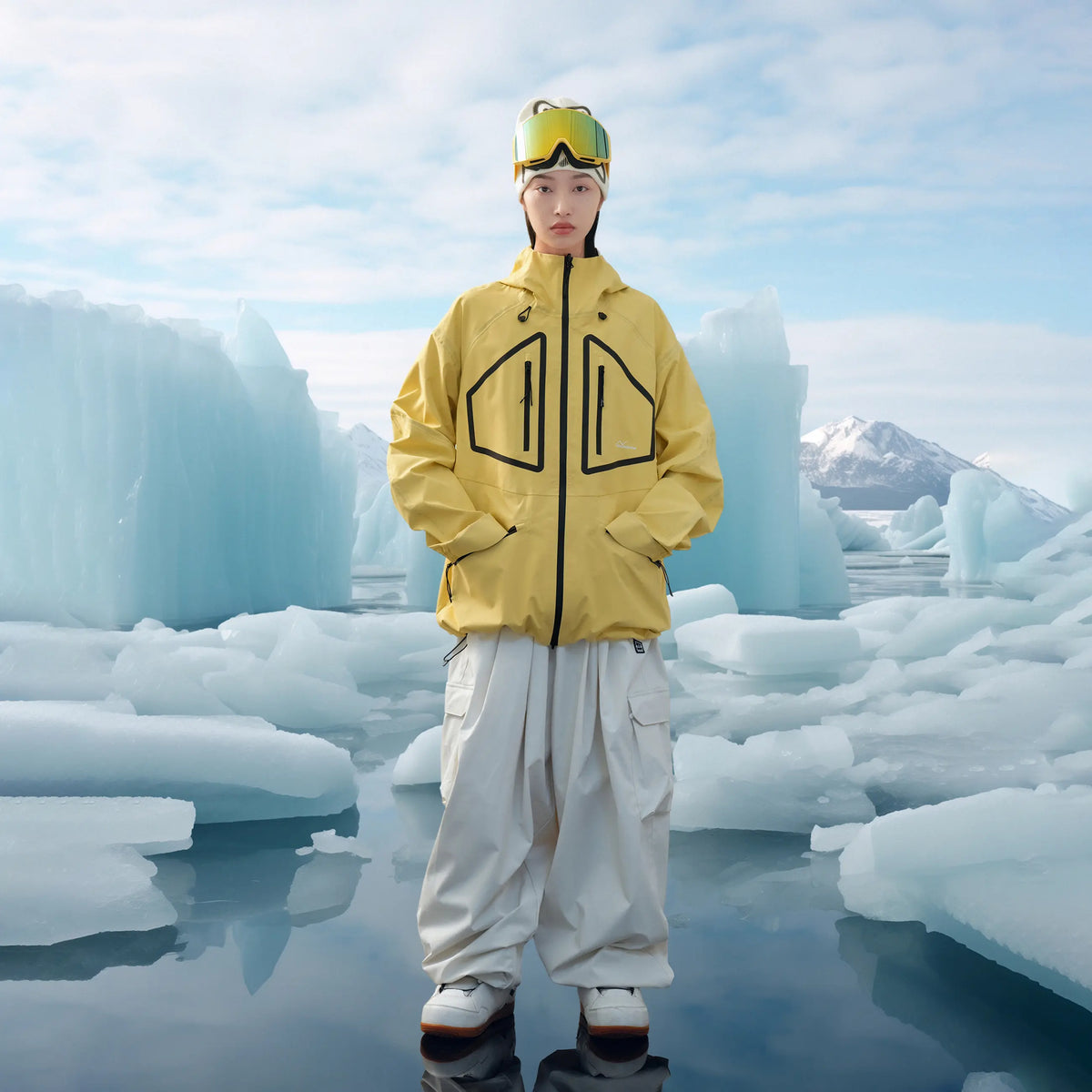 NIS SuperB Reflective Snow Tech Shell Jacket - Unisex