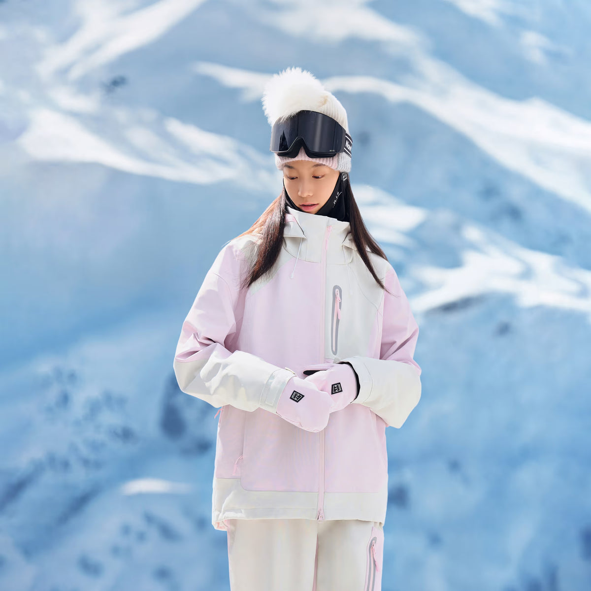 NIS 3L Pastel Colorblock Ski Jacket - Unisex