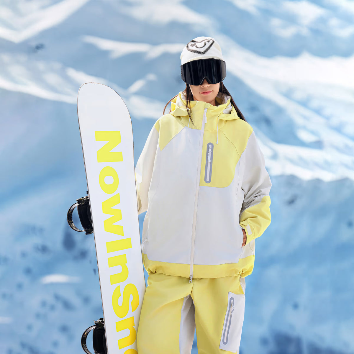 NIS 3L Pastel Colorblock Ski Jacket - Unisex