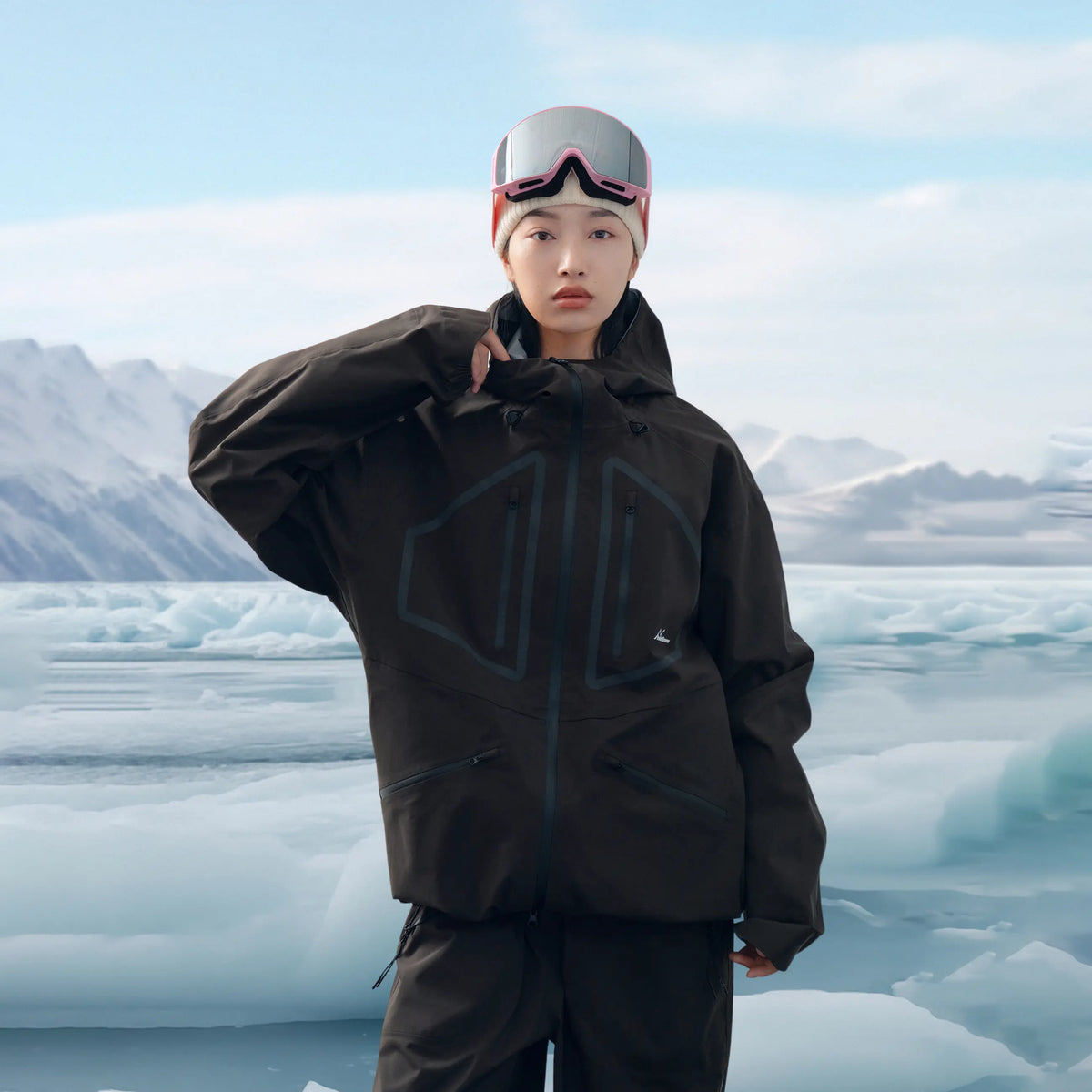 NIS SuperB Reflective Snow Tech Shell Jacket - Unisex