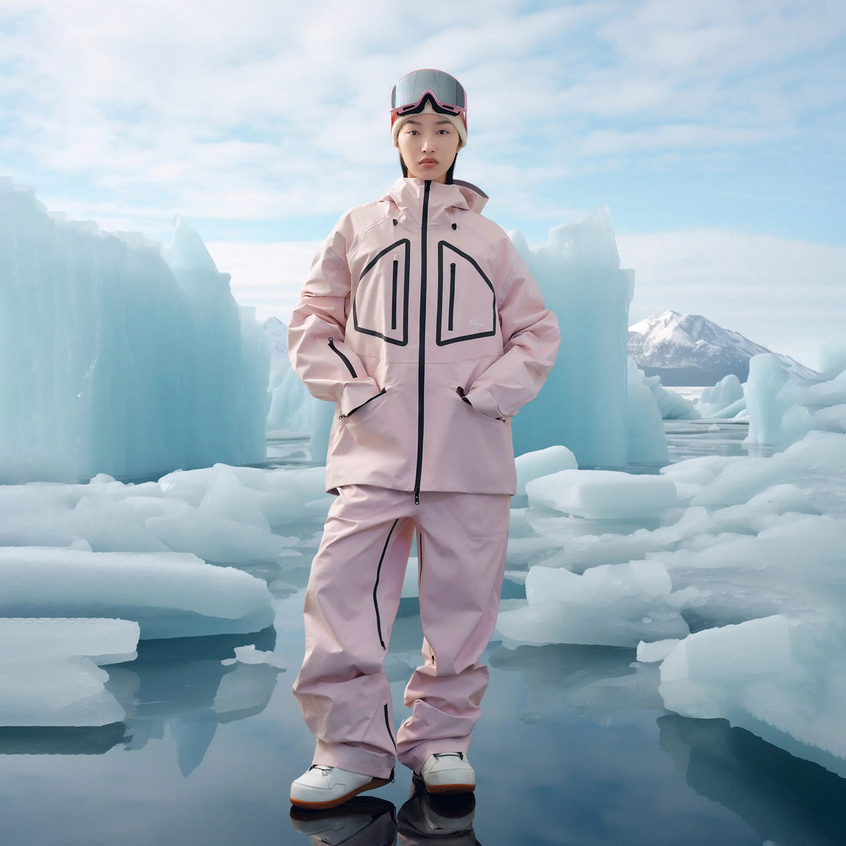 NIS SuperB Reflective Snow Tech Shell Jacket - Unisex