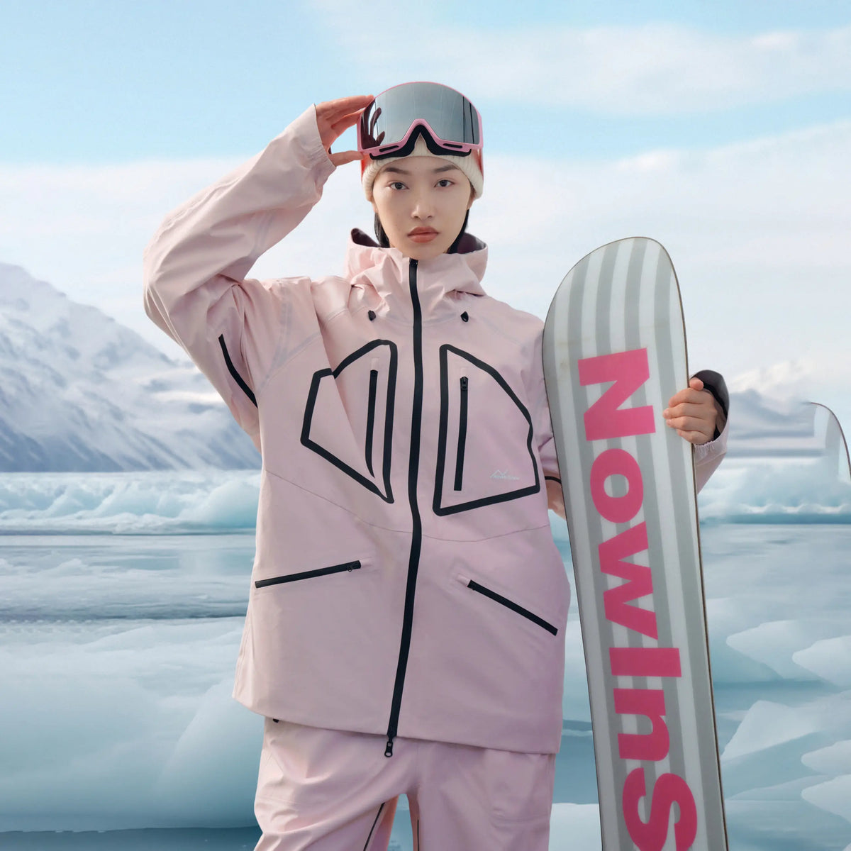 NIS SuperB Reflective Snow Tech Shell Jacket - Unisex