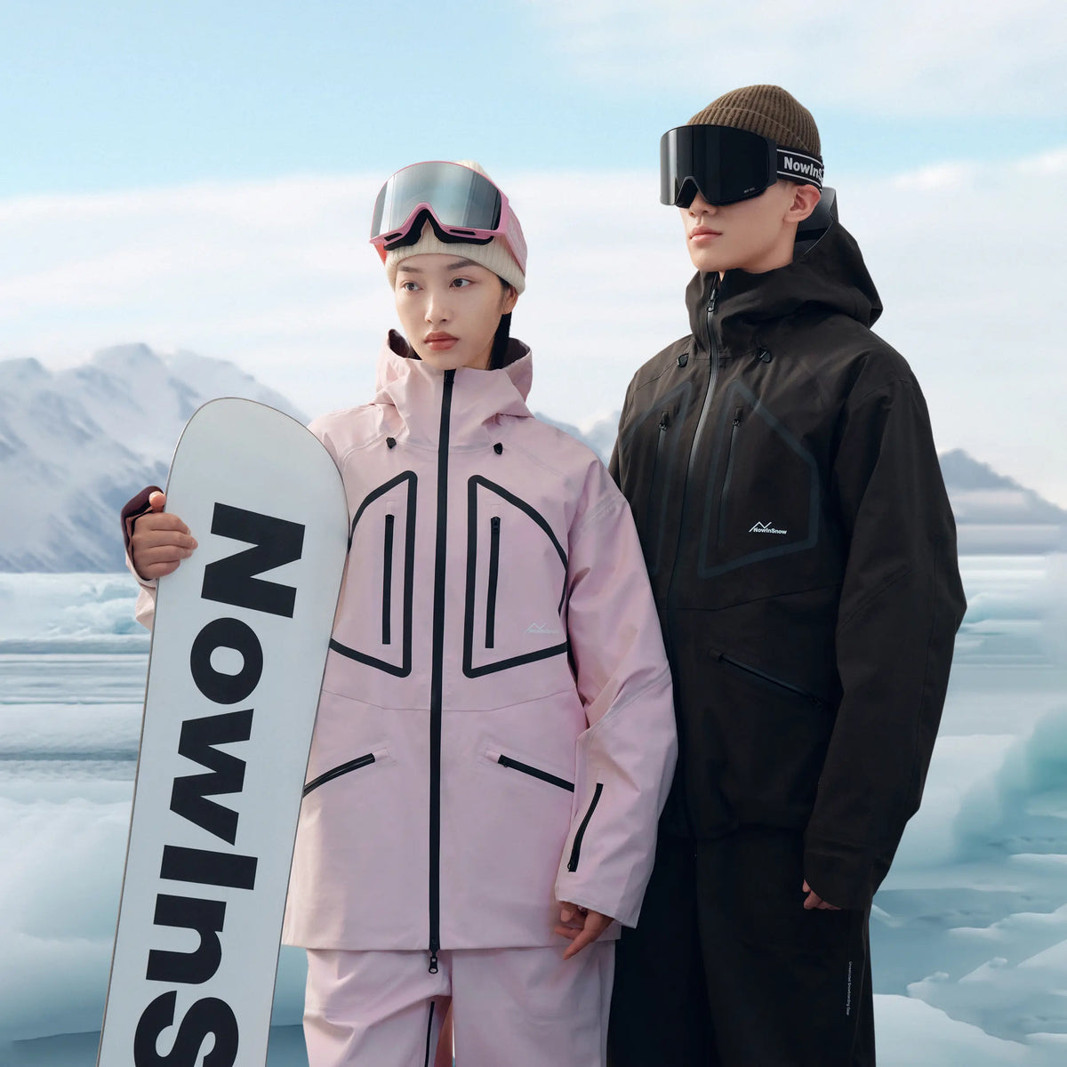 NIS SuperB Reflective Snow Tech Shell Jacket - Unisex