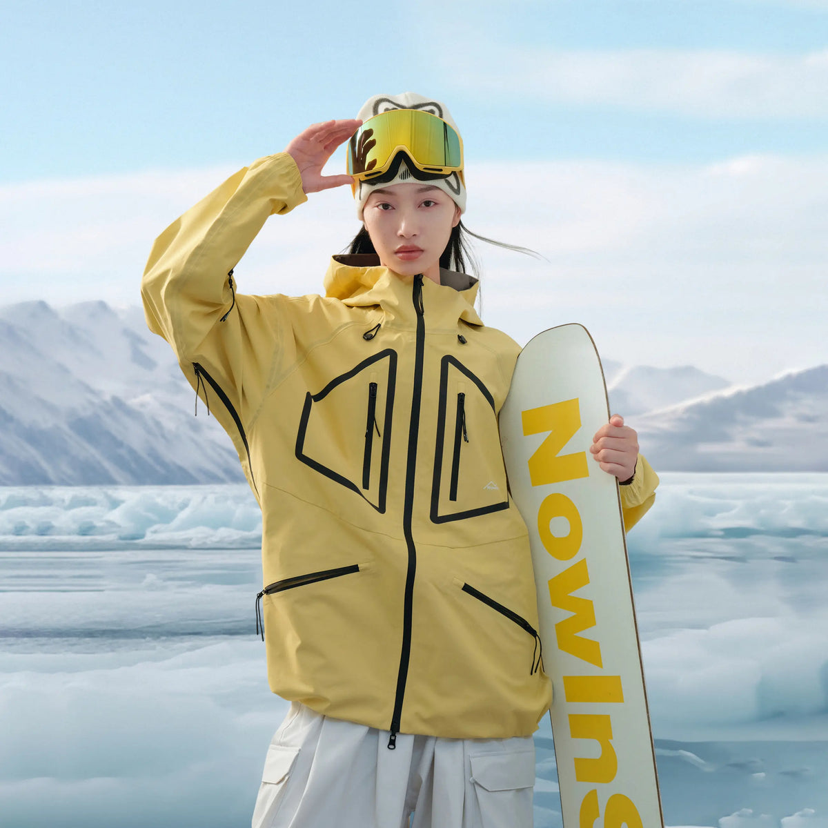 NIS SuperB Reflective Snow Tech Shell Jacket - Unisex