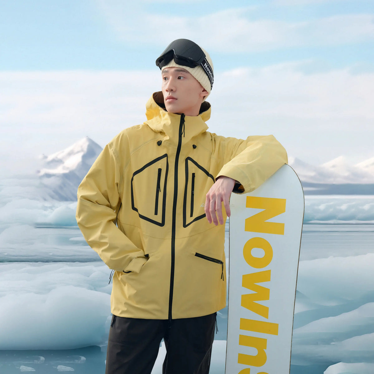 NIS SuperB Reflective Snow Tech Shell Jacket - Unisex