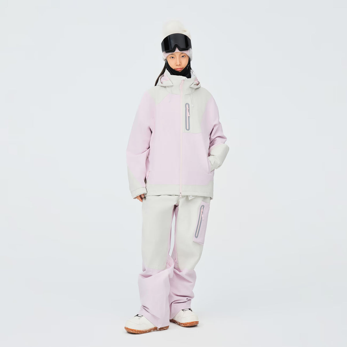 NIS 3L Pastel Colorblock Ski Jacket - Unisex