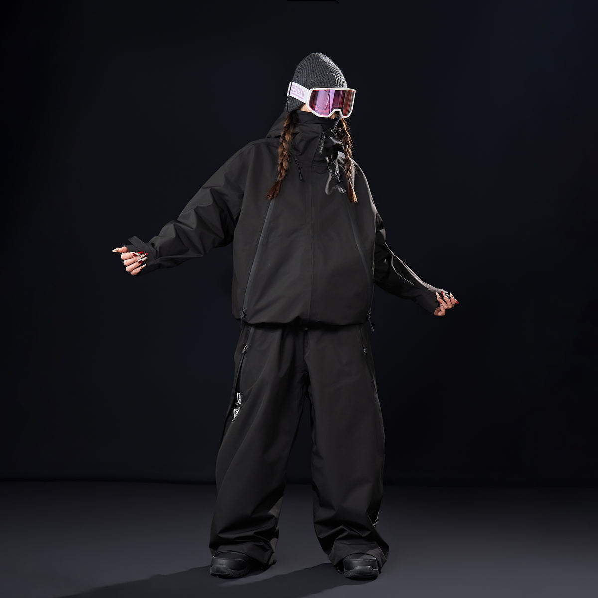 DOOREK GlideFlow 3L Hardshell Baggy Ski Suit – Unisex