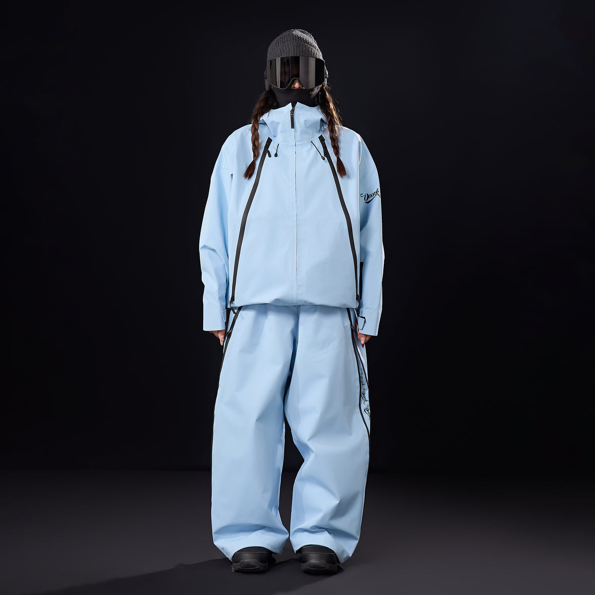 DOOREK GlideFlow 3L Hardshell Baggy Ski Suit – Unisex